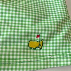 Masters Green Gingham Skort with Masters Logo, XL